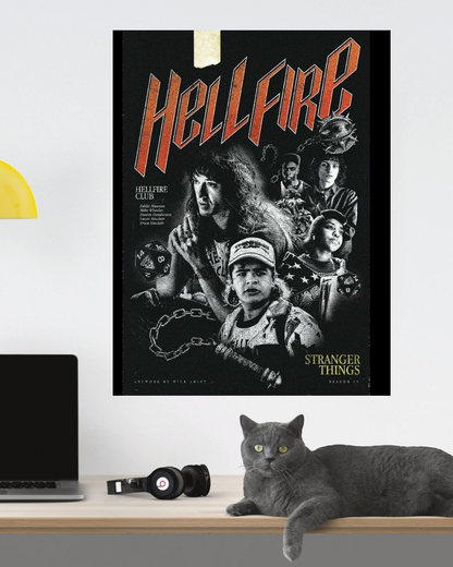 Hellfire Club ‘stranger things’ poster