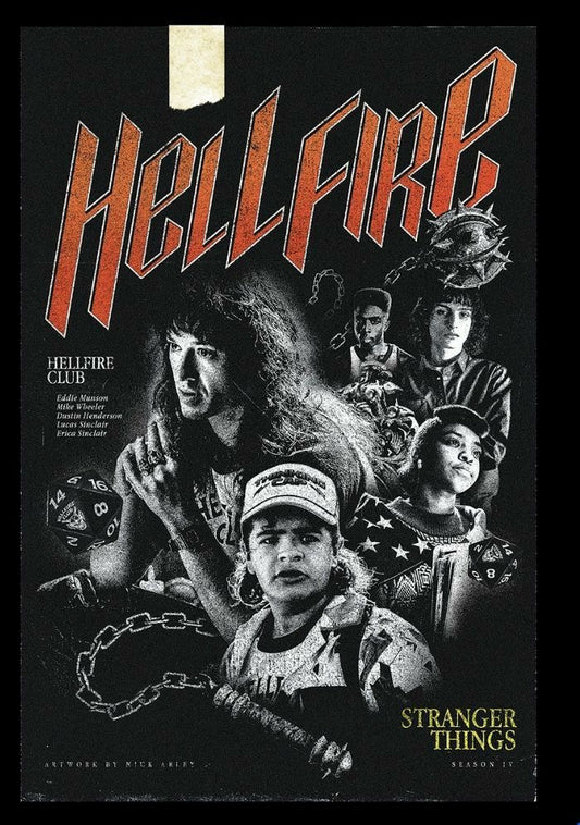 Hellfire Club ‘stranger things’ poster