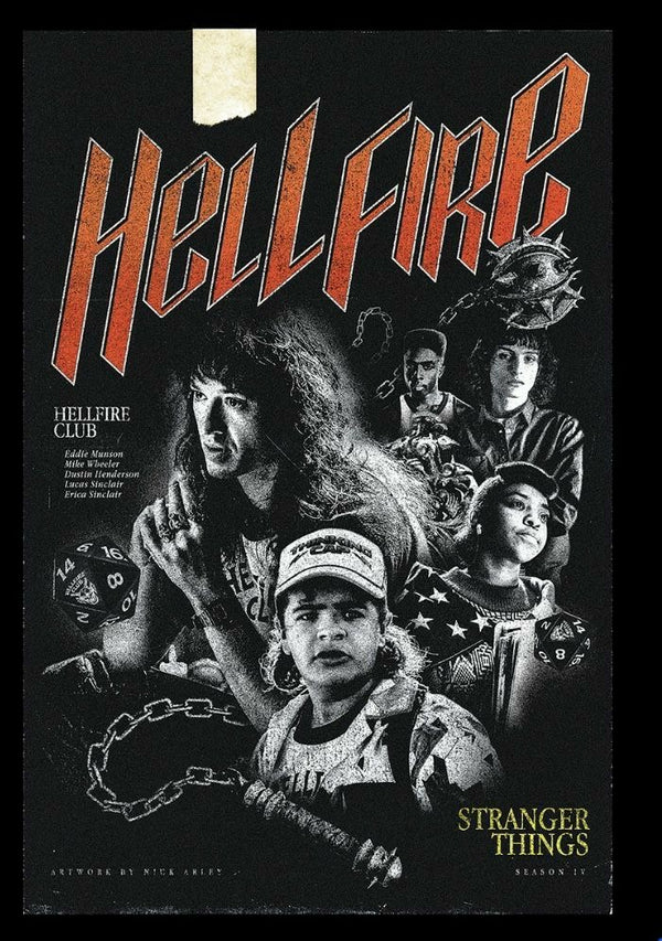 Hellfire Club ‘stranger things’ poster