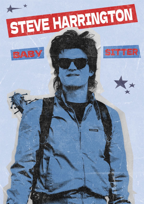 Steve Harrington ‘the baby sitter’ strange things poster