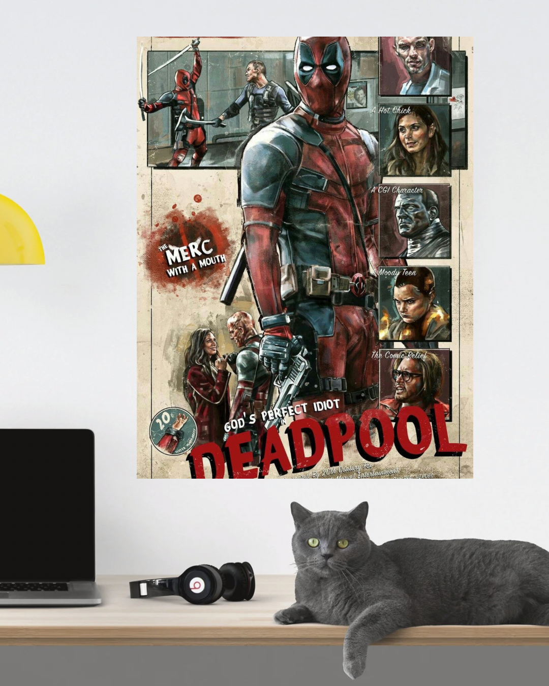 Deadpool ‘God’s perfect idiot’ poster