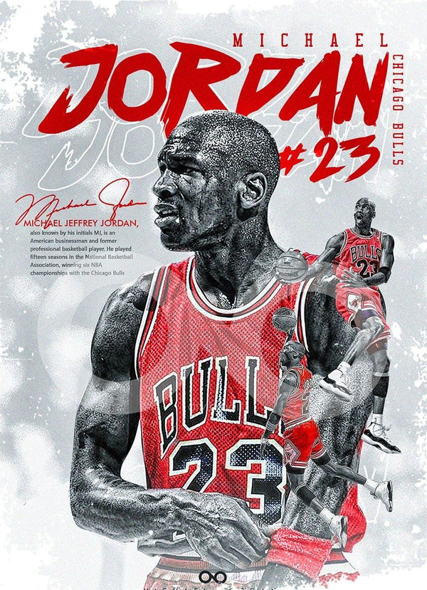 Michael Jordan “chicago bulls 23”Poster