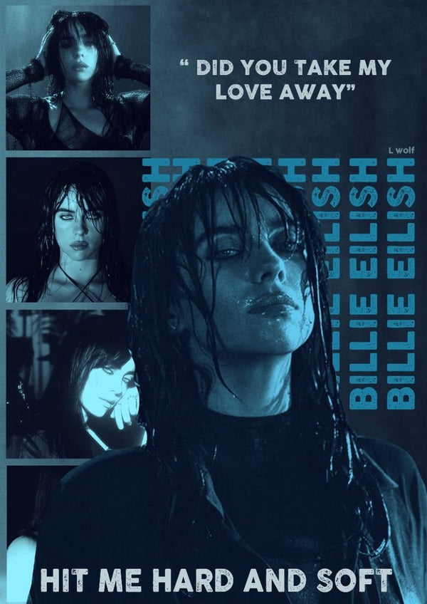 'Hit Me Hard' Billie Eilish Poster