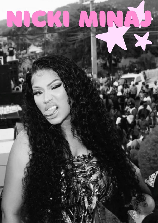 Nicki Minaj b/w Poster